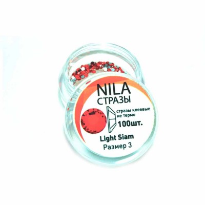 Стрази в баночці Nila Light...