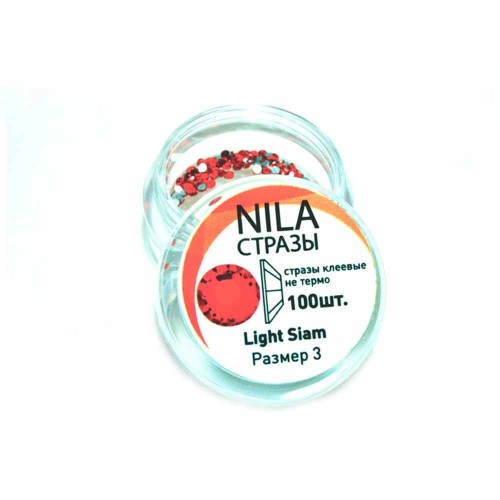 Стрази в баночці Nila Light Siam 100...