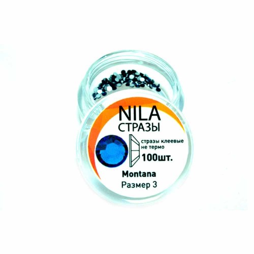 Стрази в баночці Nila Montana 100 шт. р3