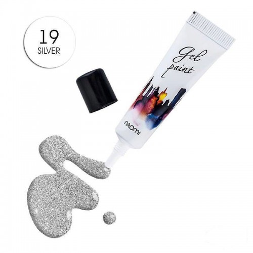 Гель-паста Naomi № 19 Silver (срібло...