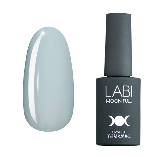 Гель-лак Labi №074 біло-блакитний, 9 мл.