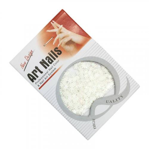 Декор для нігтів квіточки ART NAILS Білі