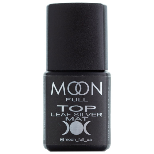 Moon Full Top Leaf Silver Matt -...