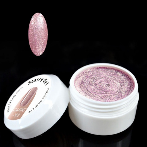 Глиттерный гель CANNI Starry gel №369, 15 мл