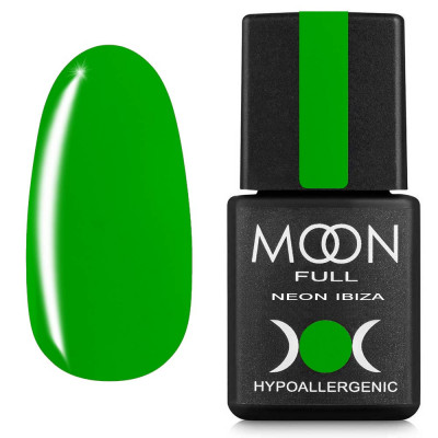 Гель лак Moon Full Neon Ibiza №722 зелений, 8 мл.