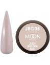 Гель-желе для наращивания Moon Full Jelly Builder Gel №35 Темно-бежевый полупрозрачный с шимером, 30