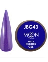 Гель-желе для наращивания Moon Full Jelly Builder Gel №43 фиолетовый с шимером, 30 мл.