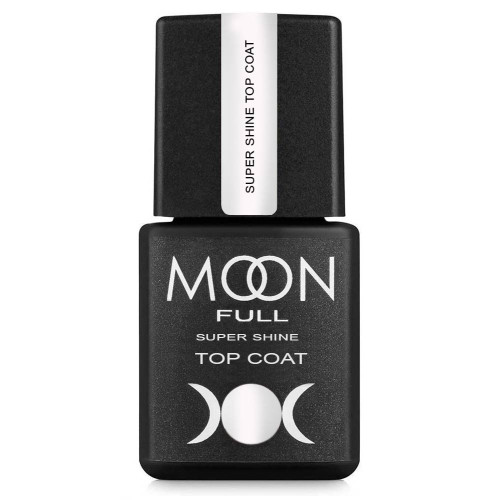 Moon Full Super Shine Top Coat - топ для гель лака без липкого слоя, 8 мл.